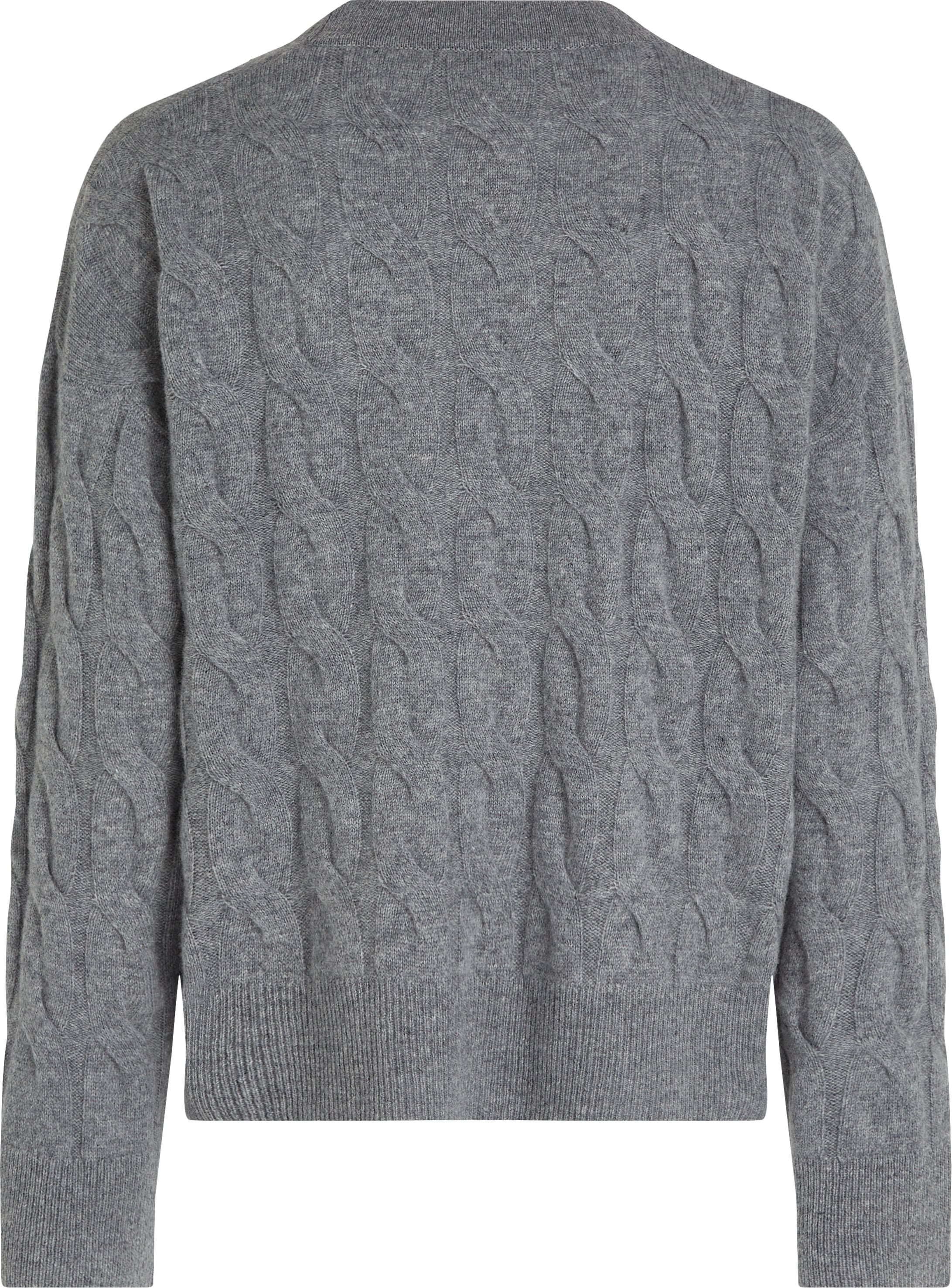 Tommy Hilfiger Strickjacke "SOFT WOOL CABLE CARDIGAN", mit Zopfmuster, Prem günstig online kaufen