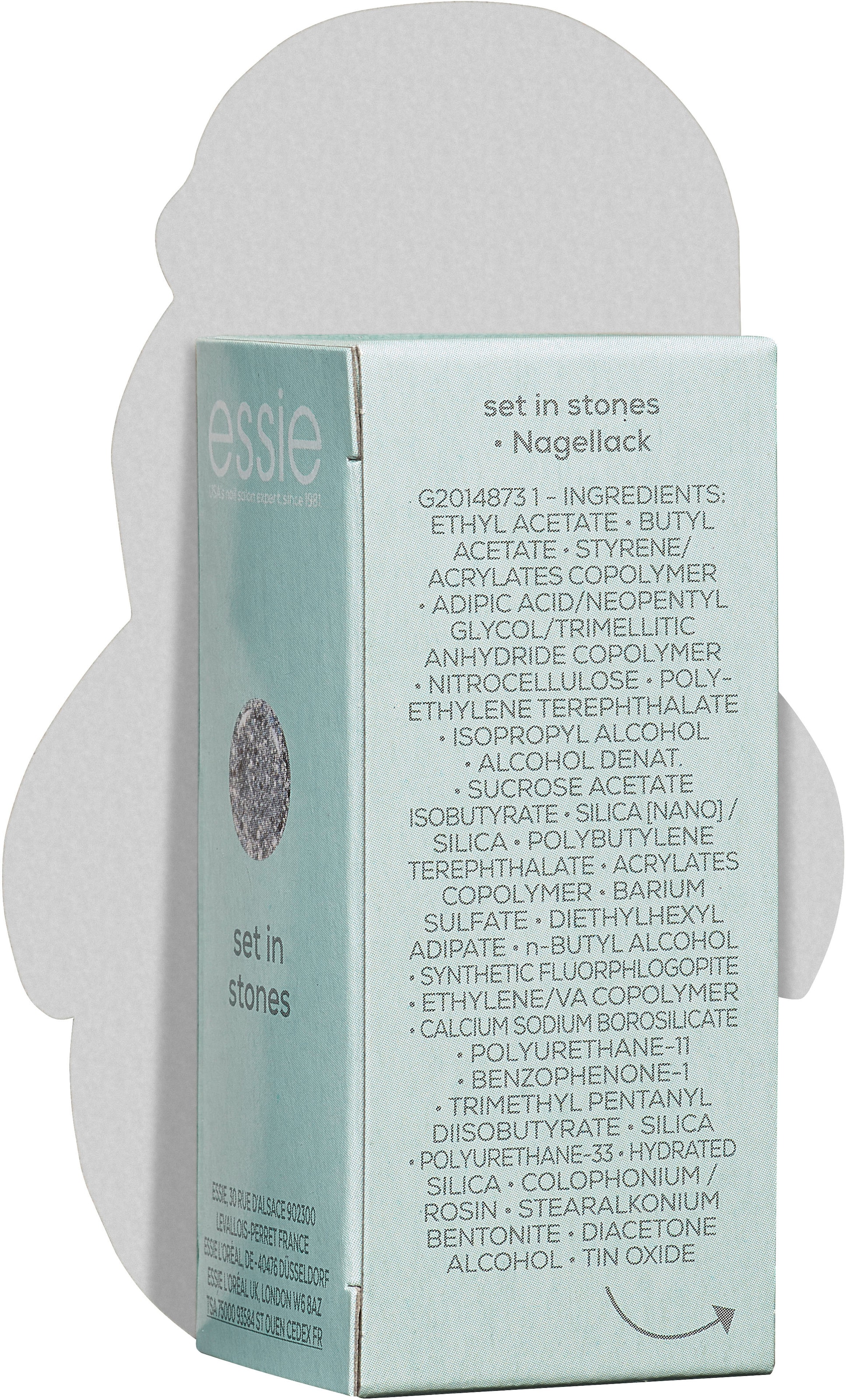 essie Nagellack-Set »Essie Nagellack X-Mas Coffret Pinguin«, mit natürlichen Inhaltsstoffen