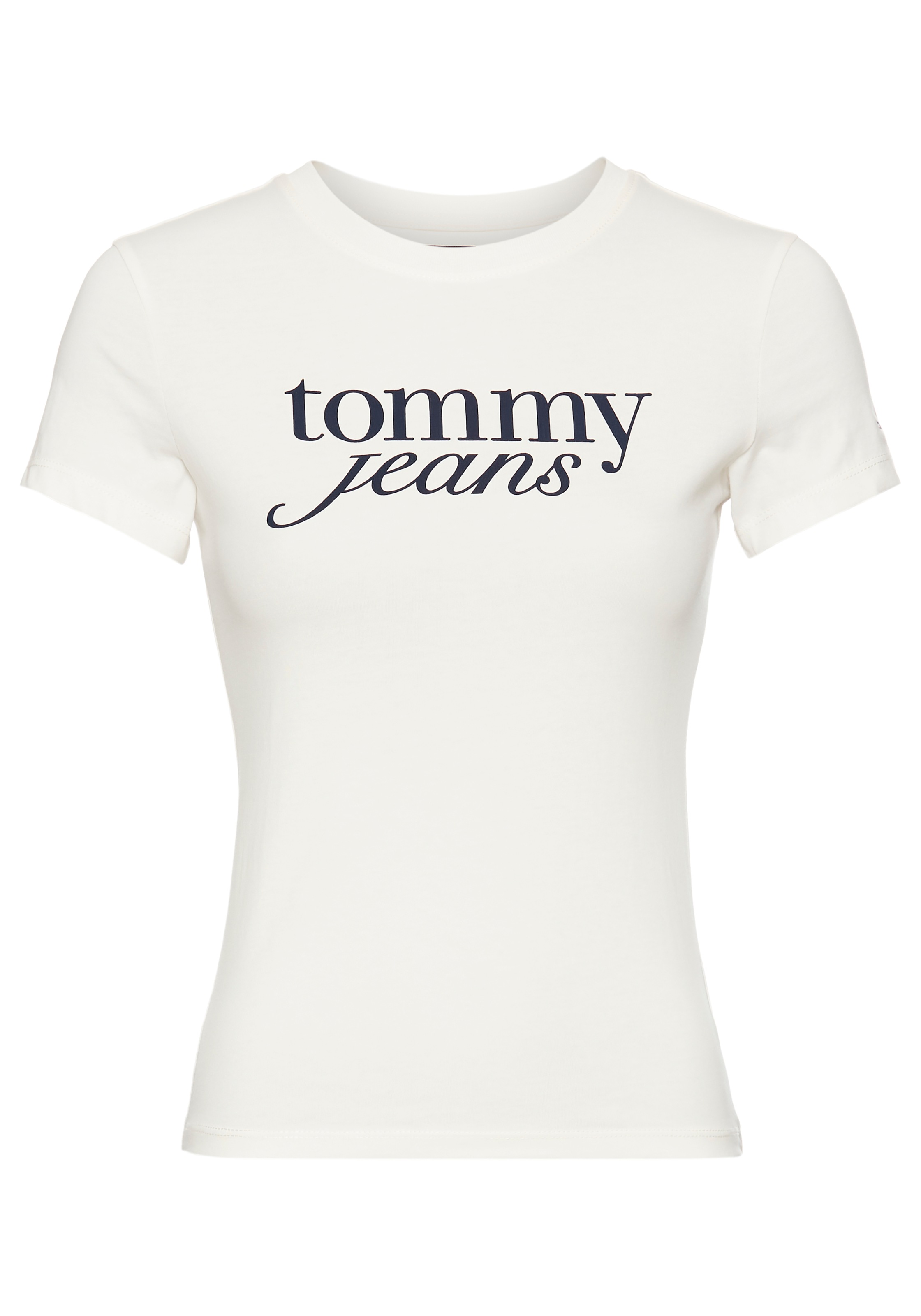 Tommy Jeans T-Shirt mit Logodruck auf der Brust