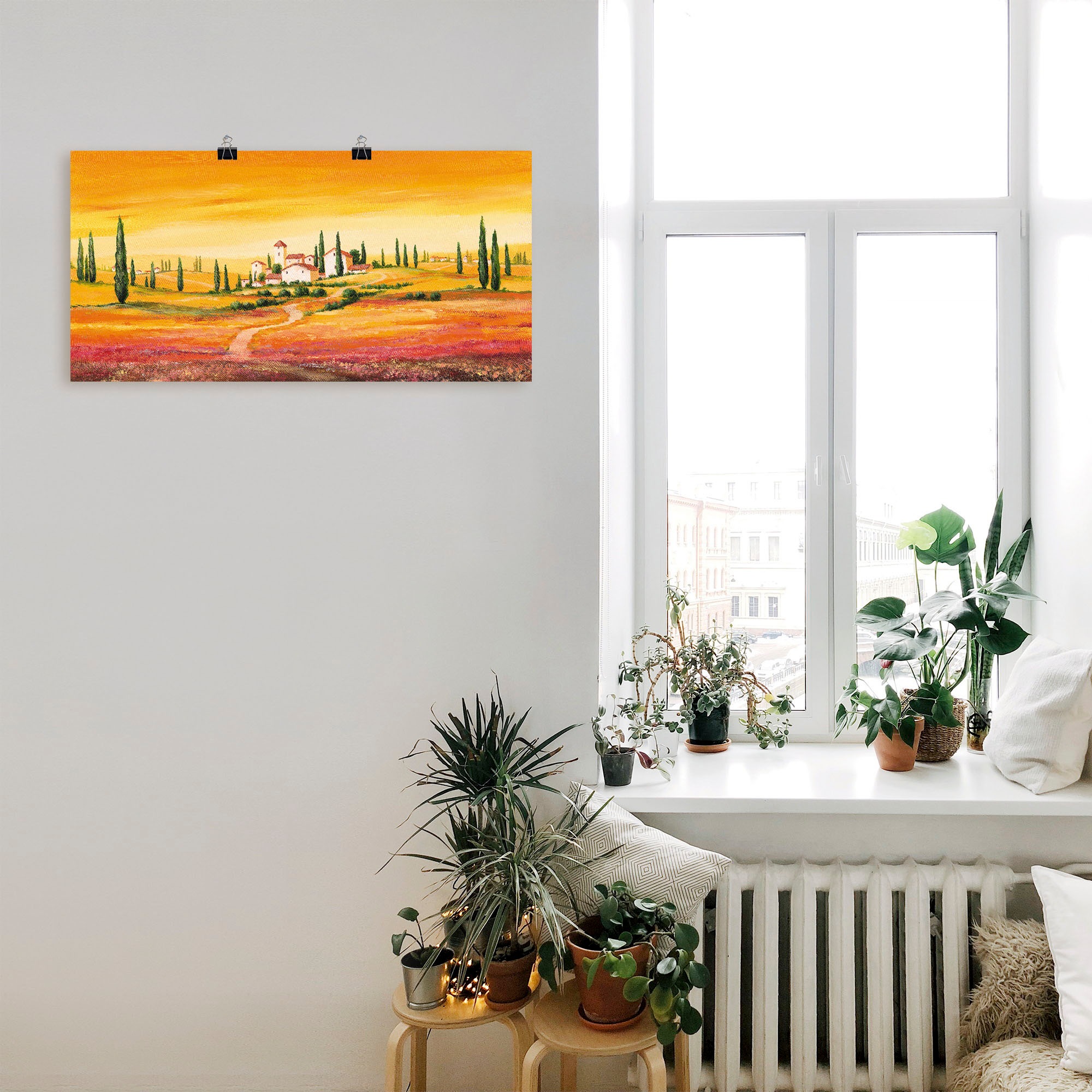 Artland Wandbild "Traumhafte toskanische Landschaft", Europa, (1 St.), als günstig online kaufen