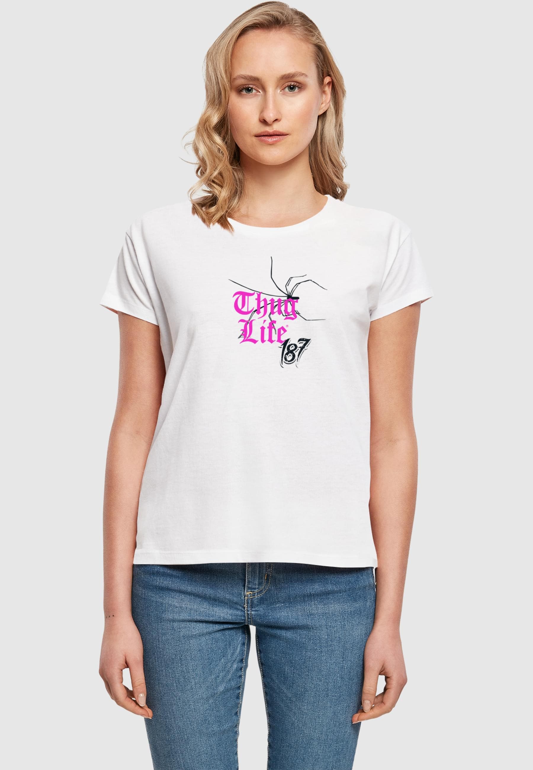 Thug Life T-Shirt »Thug Life TLLTS1028M SpiderPrint T-Shirt«, (1 tlg.)