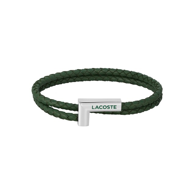 Lacoste Armband »Schmuck Edelstahl Armschmuck Lederarmband SWARM«, mit Lacoste  Krokodil - zu Hoodie, Shirt, Polo, Jeans, Jacke, Sneaker! ▷ kaufen | BAUR