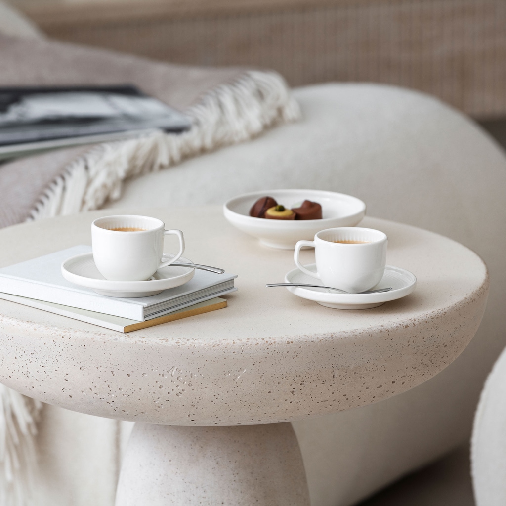 Villeroy & Boch Espressotasse »Mokka- / Espressotassen Afina 50 ml 6er Set weiß«