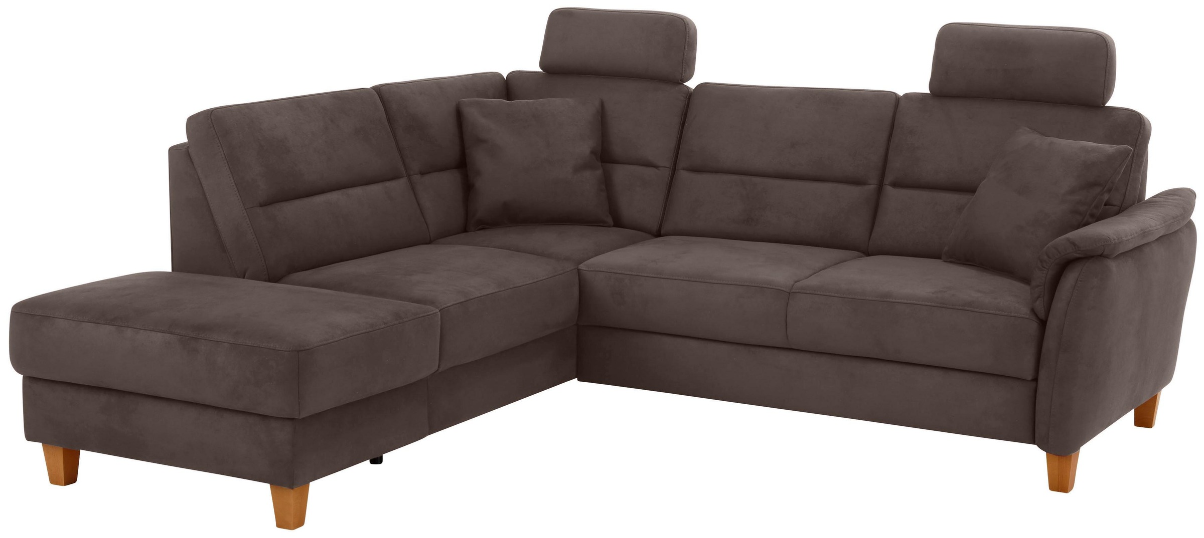 Home affaire Ecksofa »Palmera L-Form«, Federkern, wahlweise mit Bettfunktion und mit/ohne Stauraum
