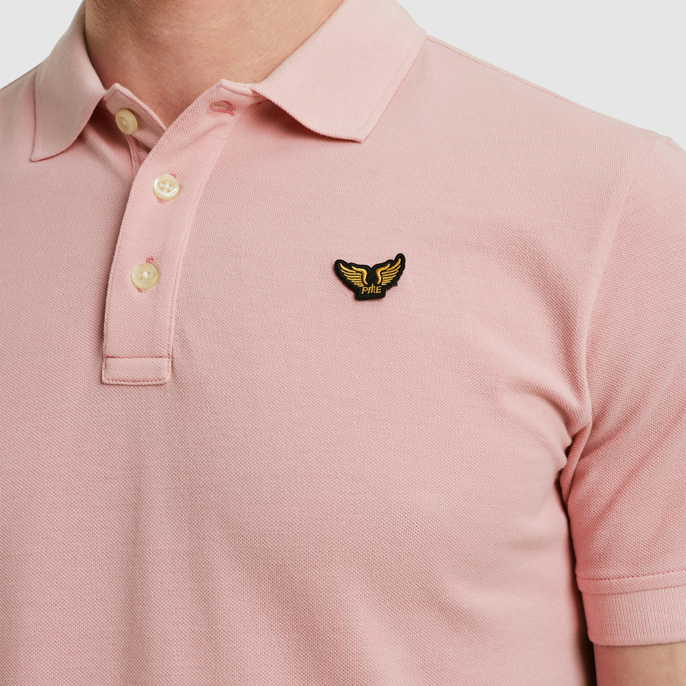 PME LEGEND Poloshirt »Short sleeve polo garment dyed pique«, mit Logo Stickerei