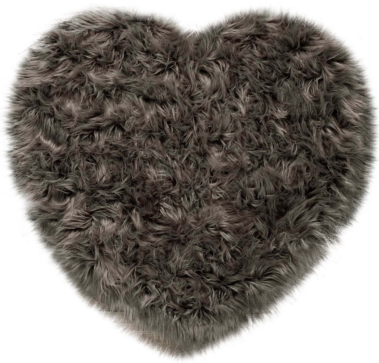 Paco Home Fellteppich "Playa 960" herzförmig 64 mm Höhe Kunstfell, Flokati- günstig online kaufen