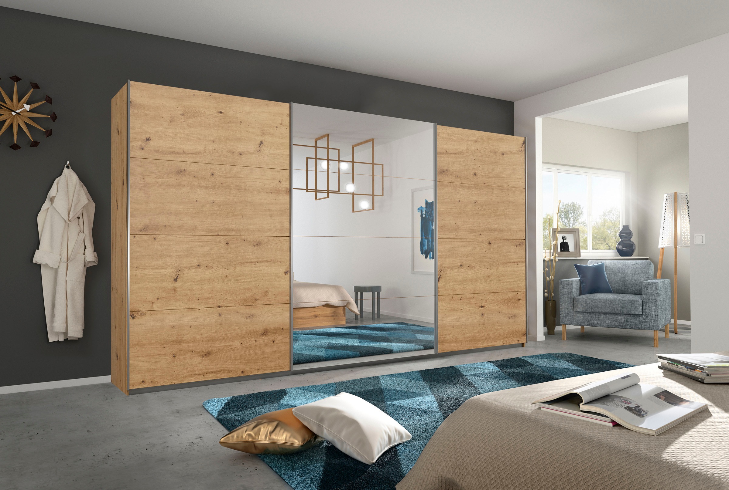 rauch Schwebetürenschrank "Kleiderschrank Schrank Garderobe CORTONA inkl. I günstig online kaufen