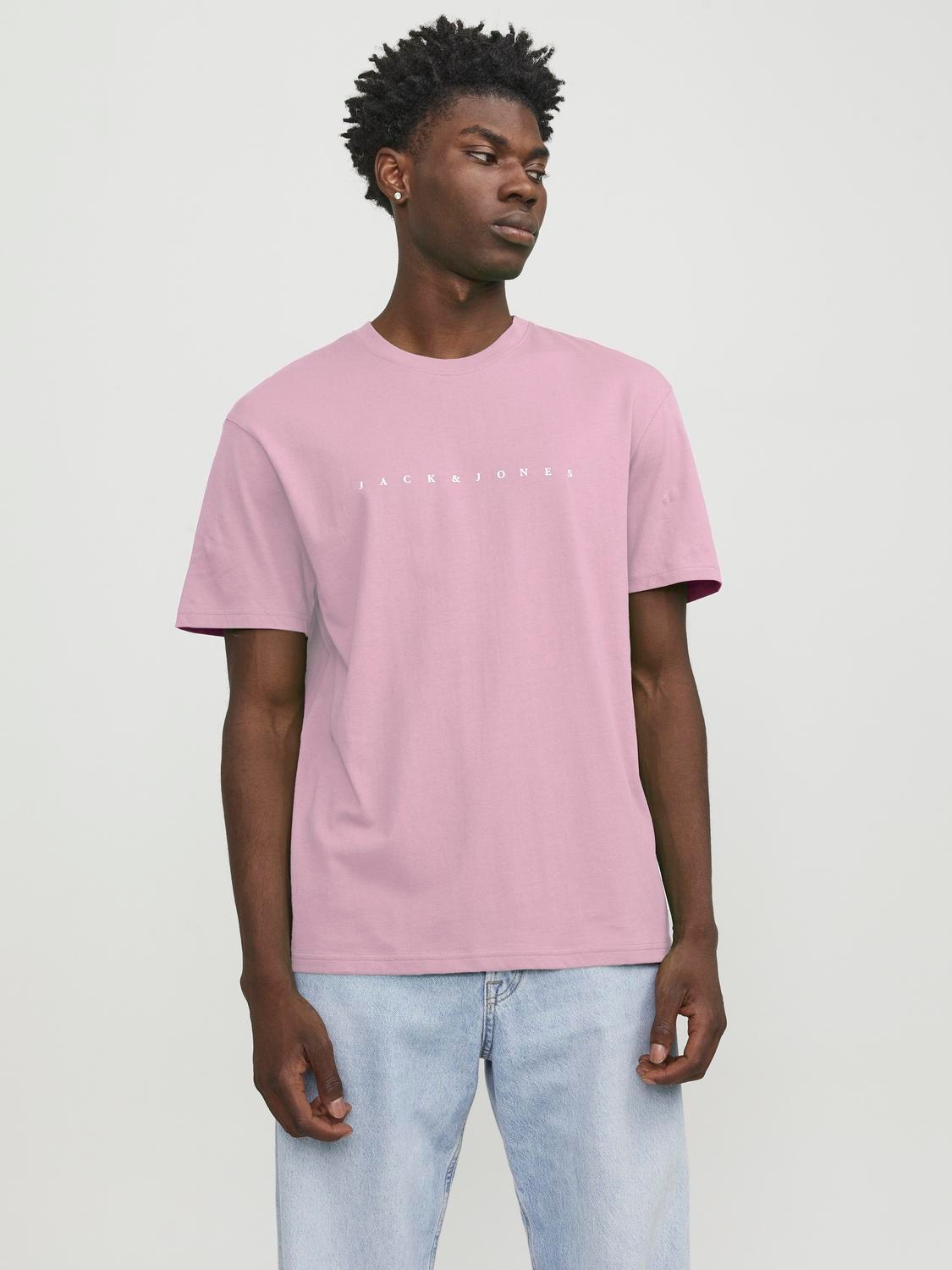 Jack & Jones Rundhalsshirt "JJESTAR mit Pigmentprint und Baumwollgefühl", b günstig online kaufen