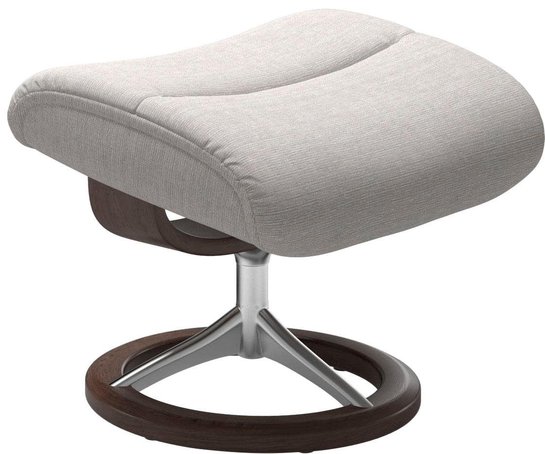 Stressless® Relaxsessel »View«, (Set, Relaxsessel mit Hocker), mit Signature Base, Größe S,Gestell Wenge