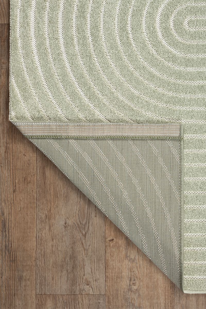 Teppich THE CARPET "Santo Plus", grün, B:140cm H:5mm L:200cm, Polypropylen, Teppiche, Teppich, Plus moderner robuster In und Outdoor Teppich 3