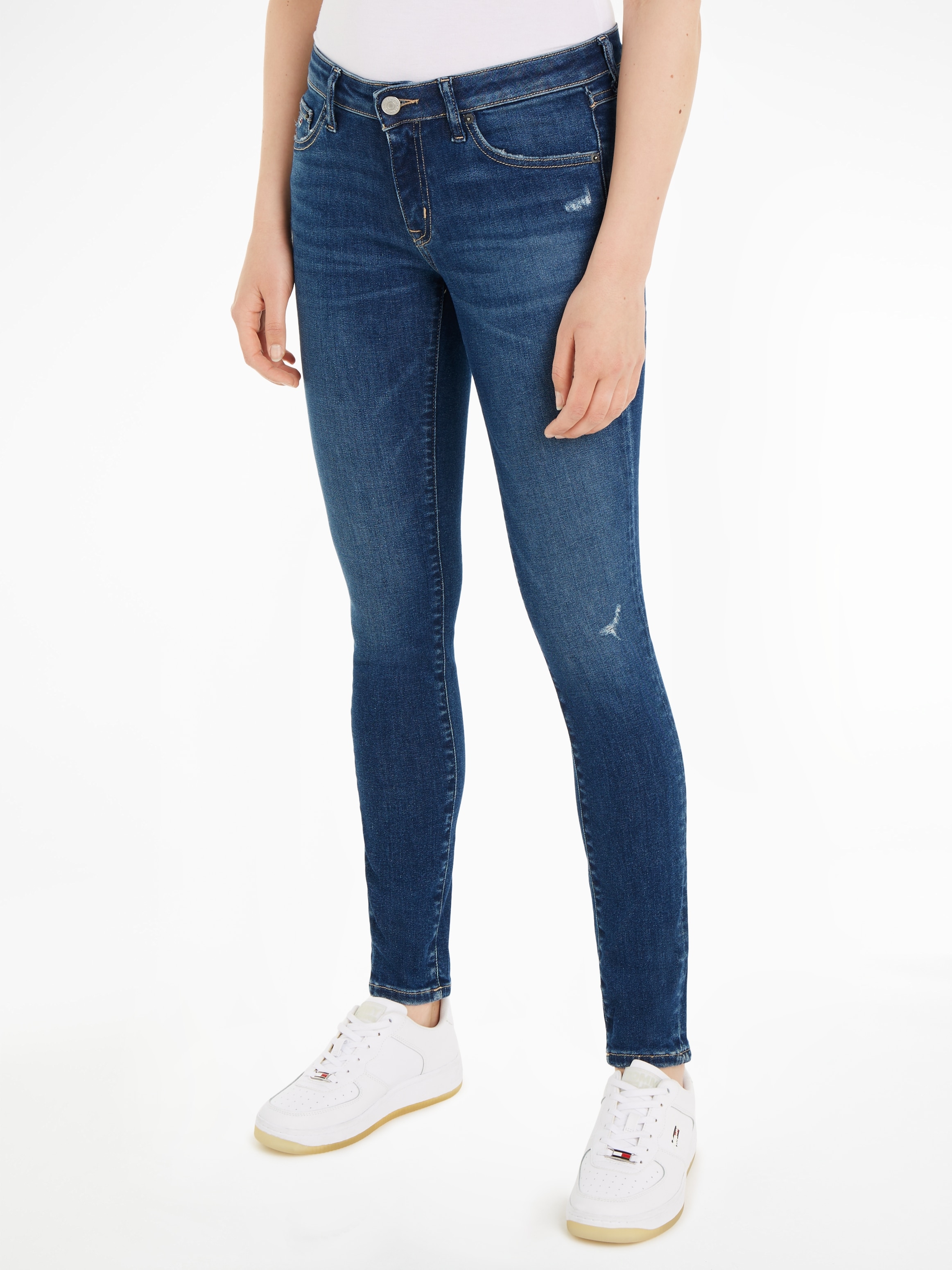 Tommy Jeans Skinny-fit-Jeans "LW SKN AH2236", mit Tommy Jeans Markenlabel & Badge