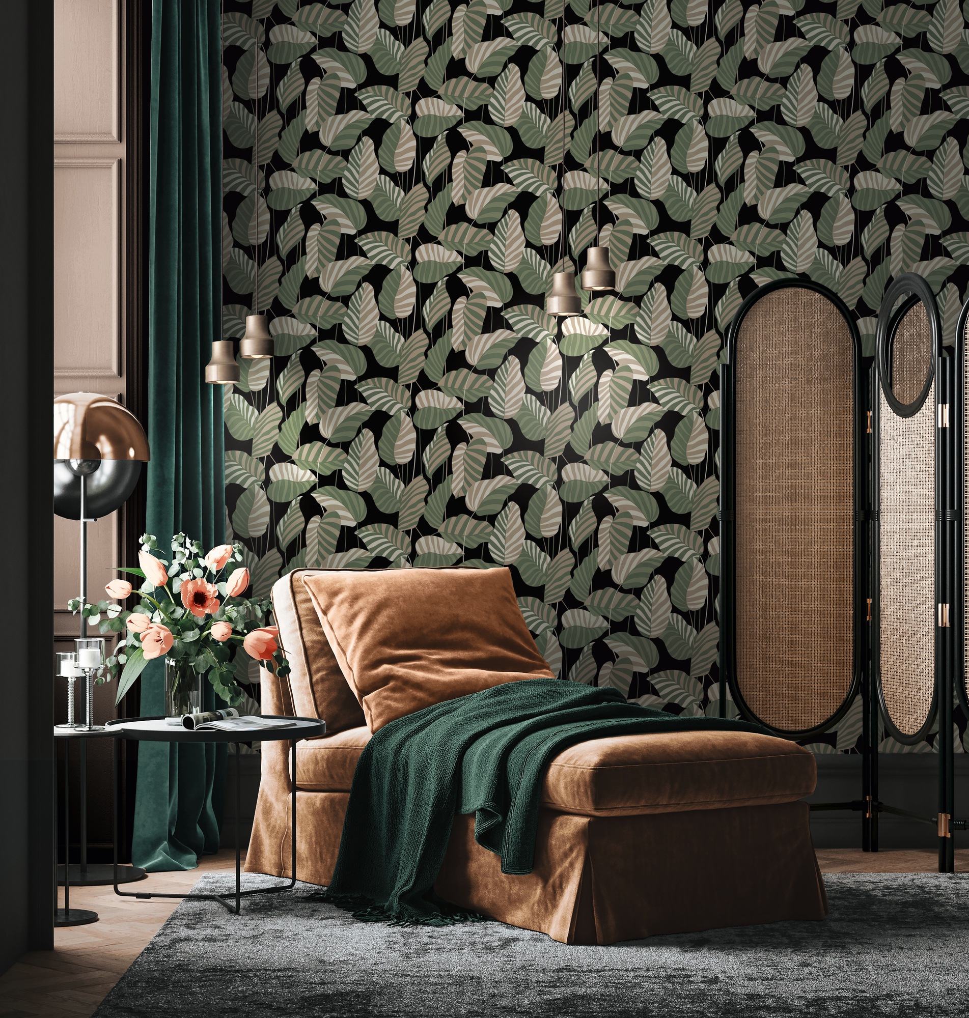 A.S. Création Vliestapete »Antigua Tapete mit Blättern«, matt-gemustert-neutral, Florale Tapete Pflanzen Blätter Tapeten Wohnzimmer Schlafzimmer Küche