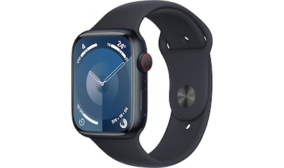 Smartwatch »Watch Series 9 GPS + Cellular 45mm Aluminium M/L«, (Watch OS 10)