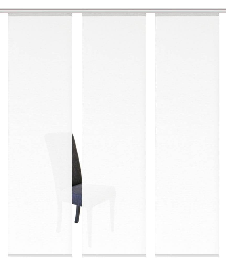 HOME WOHNIDEEN Schiebegardine "ROMA" Klettband 3 Stk. tlg. HxB: 245x60, ink günstig online kaufen