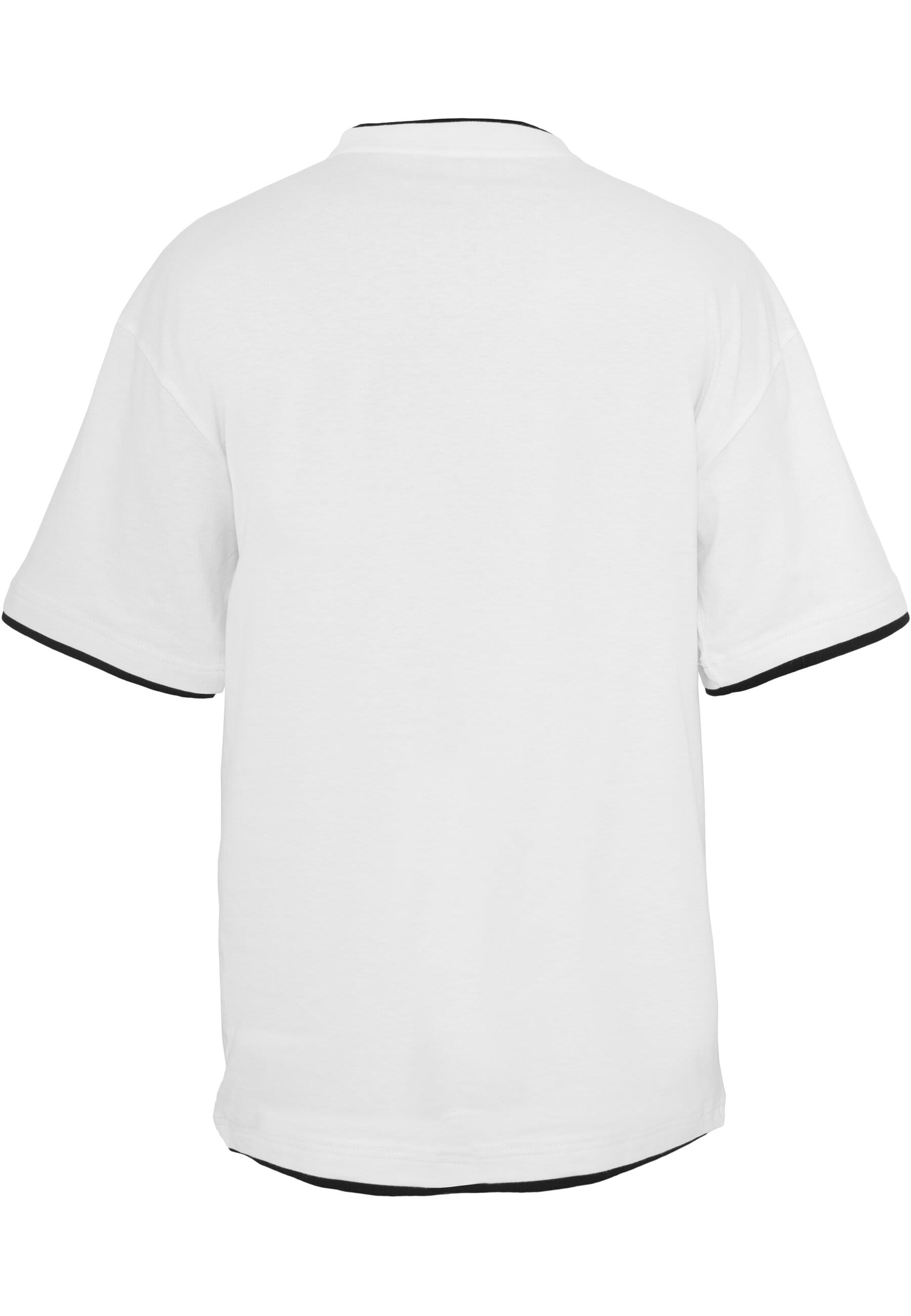 URBAN CLASSICS Kurzarmshirt »Urban Classics Herren Contrast Tall Tee«, (1 tlg.)