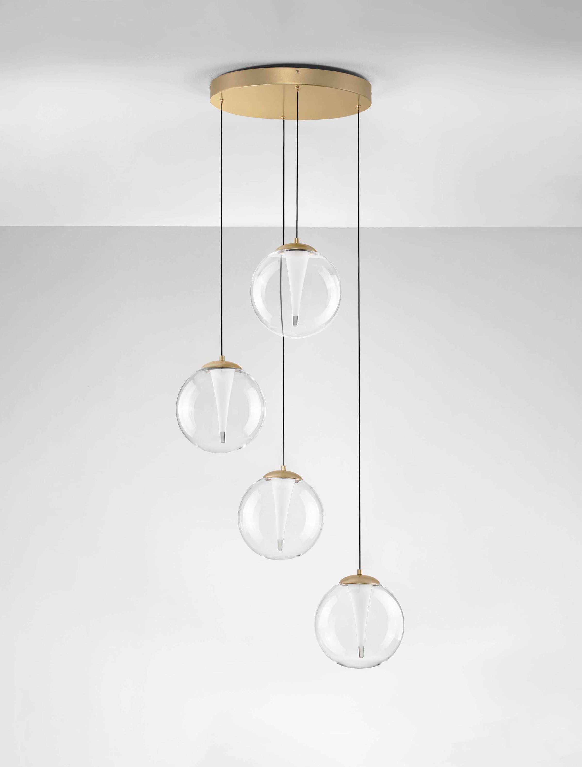 Nova Luce Pendelleuchte »GALEO«, 4 flammig