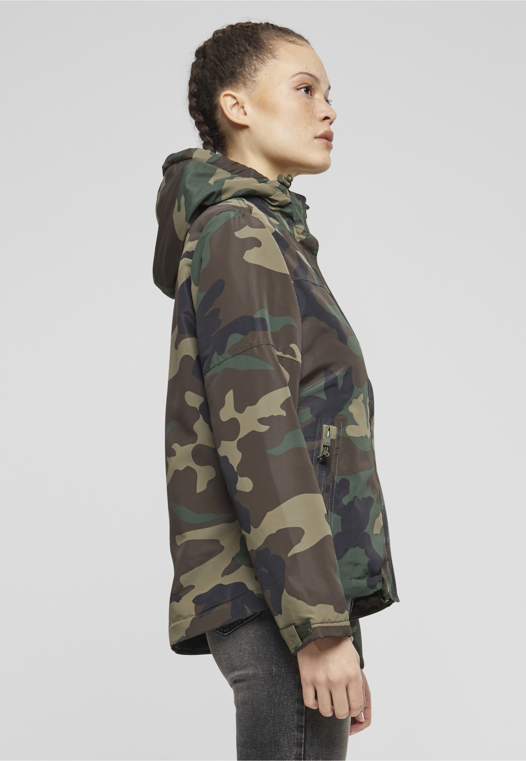 Brandit Langmantel »Brandit Damen Ladies Windbreaker Frontzip«