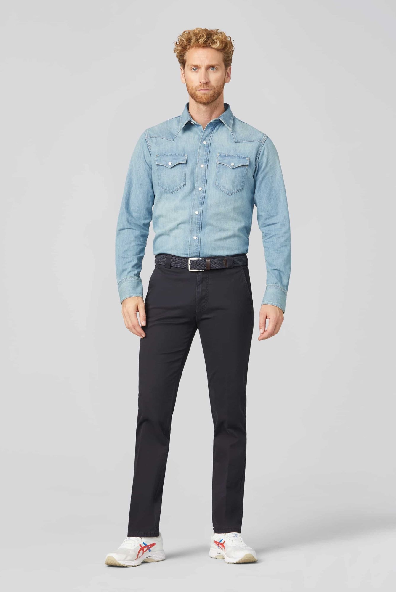 MEYER Chinos »Roma«, mit Stretch-Dehnbund