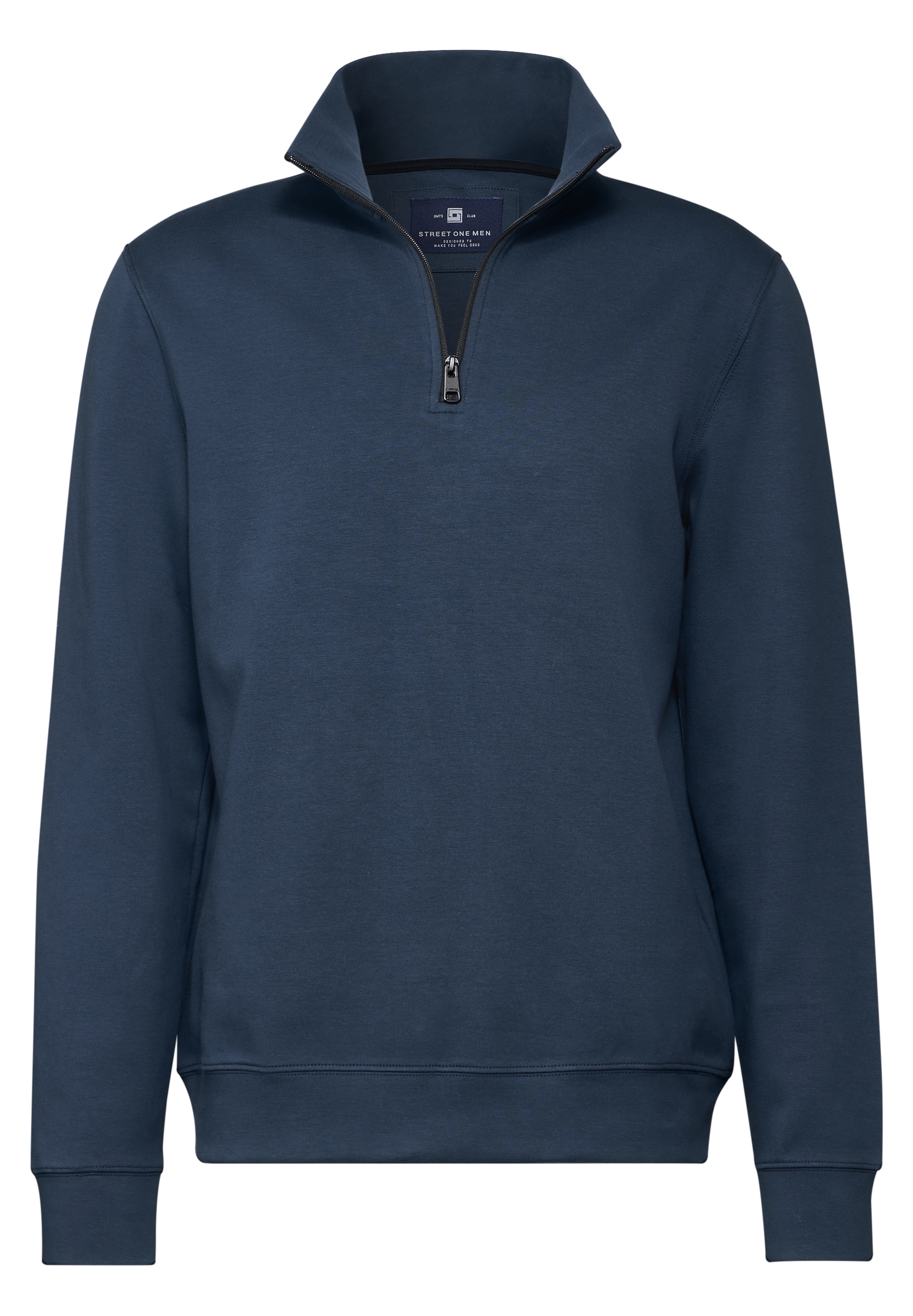 STREET ONE MEN Sweatshirt, im soften Baumwoll-Mix