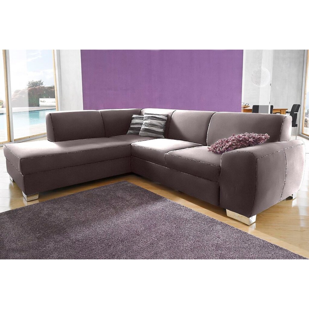 DOMO collection Ecksofa »Ricardo L-Form«