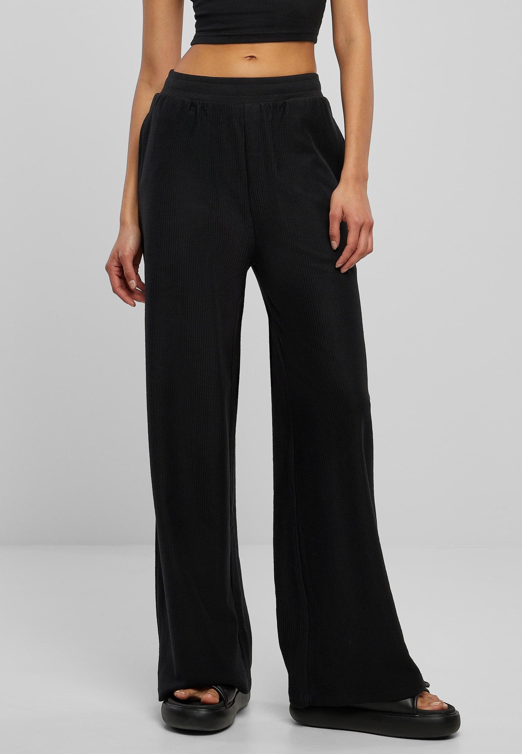 URBAN CLASSICS Jogginghose »Urban Classics Damen Ladies Straight Rib Terry Pants«, (1 tlg.)