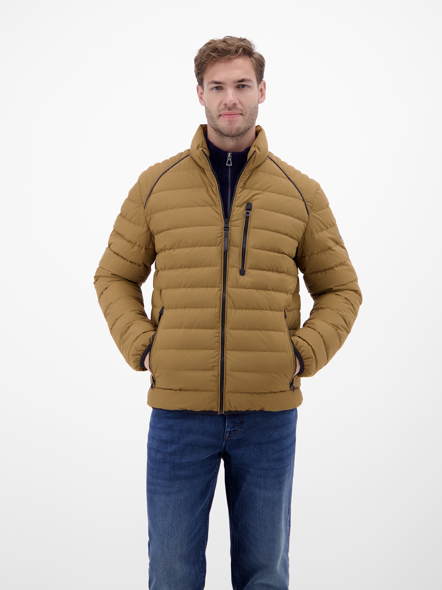 LERROS Steppjacke »LERROS Light-Weight Herren Steppjacke«, ohne Kapuze, Wasserabweisend, atmungsaktiv