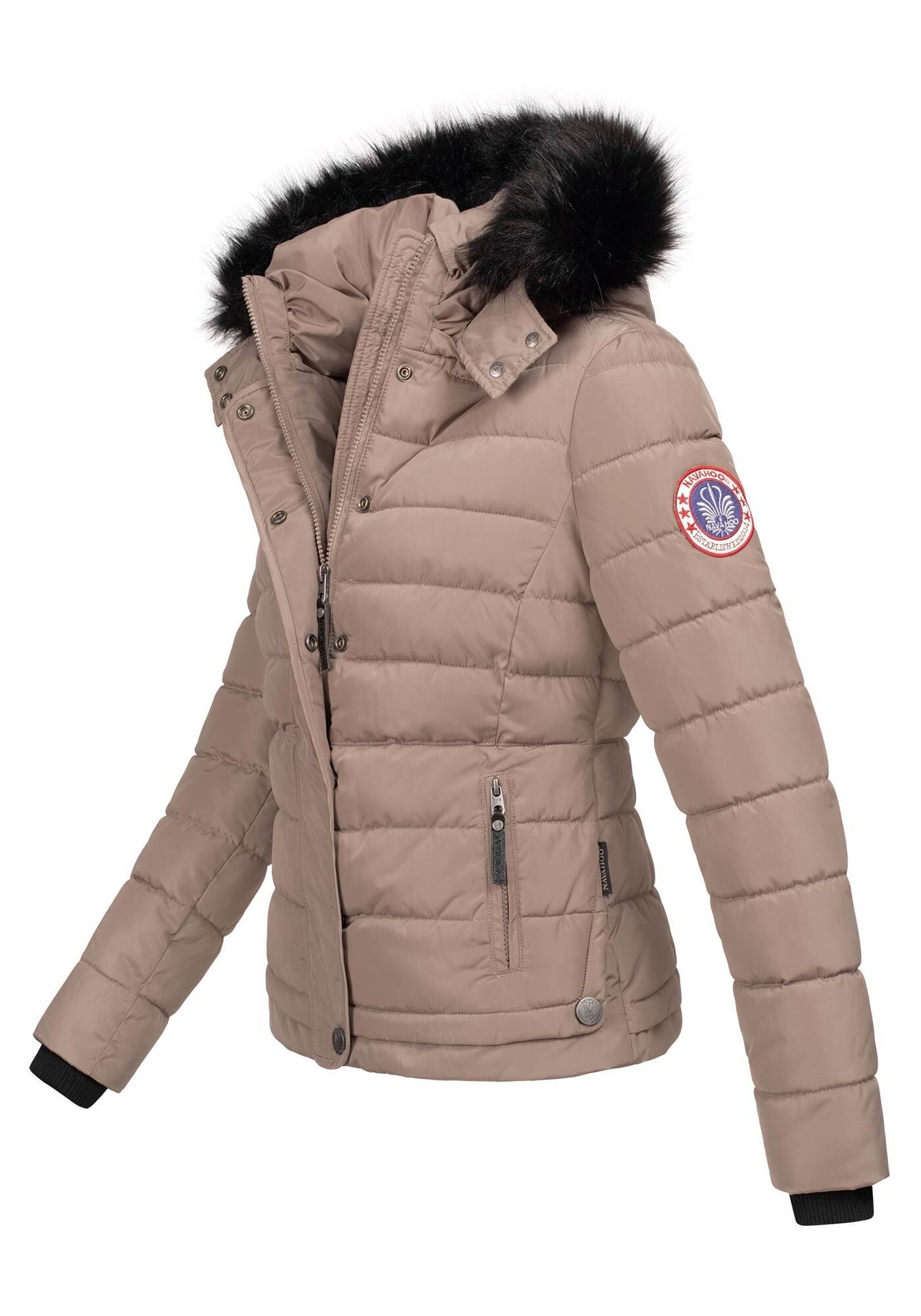 Navahoo Steppjacke »Chloe«, hochwertige Winterjacke mit abnehmbarer Kapuze