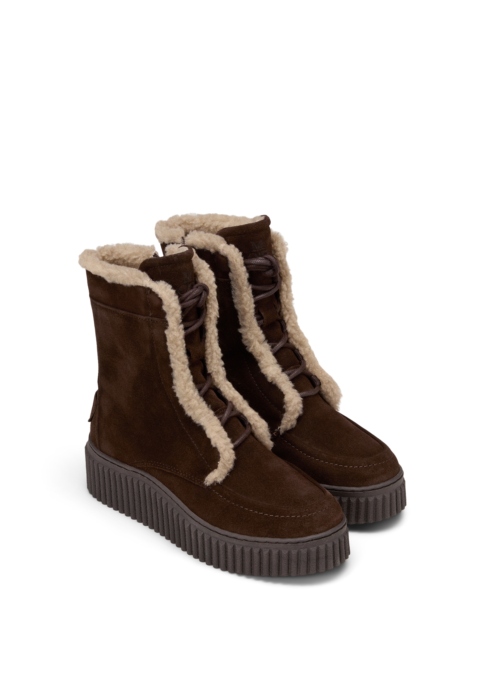Marc OPolo "BIANCA" Schnürboots, Plateauboots, Keilstiefelette mit Memory Foam