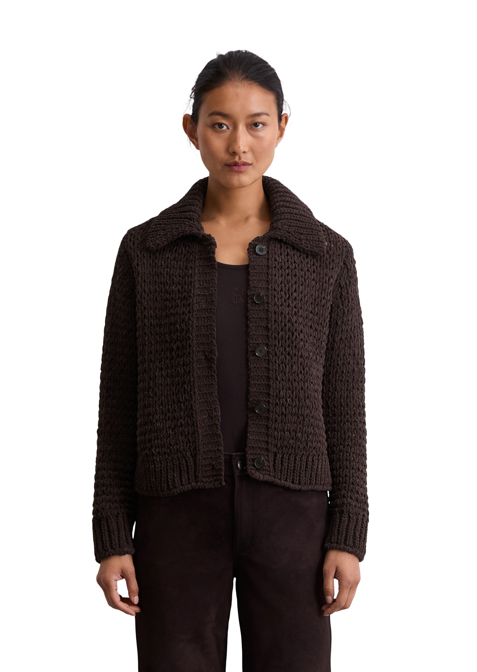 Marc OPolo Cardigan "aus weichem Chenille-Garn" günstig online kaufen