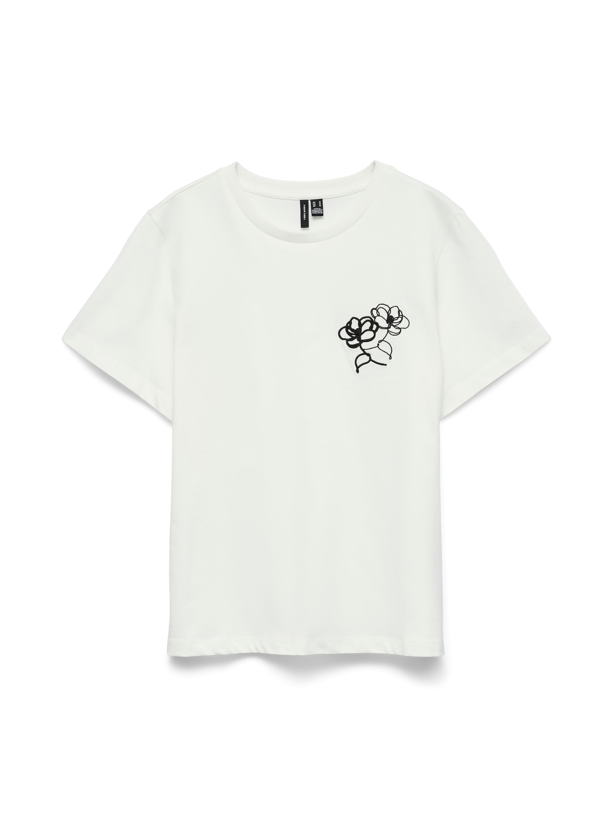 Vero Moda Kurzarmshirt "Vmanna Ss Top Box Jrs" Baumwolle, Regular Fit