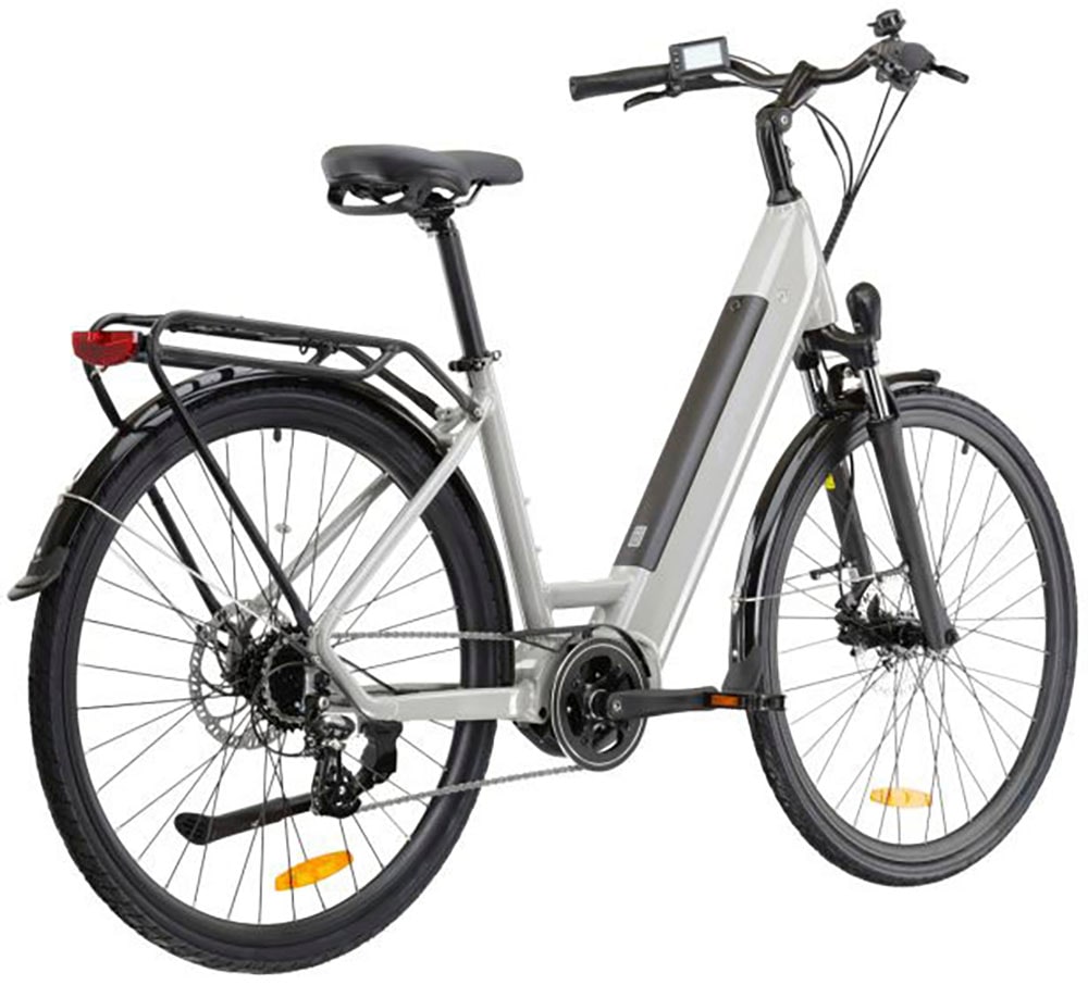 Kross E-Bike »E-Trekkingrad Trans Hybrid LS 2.0 28 Zoll grau«, 8 Gang, Shimano, ALTUS M310, Mittelmotor 250 W, Pedelec, Elektrofahrrad für Damen und Herren