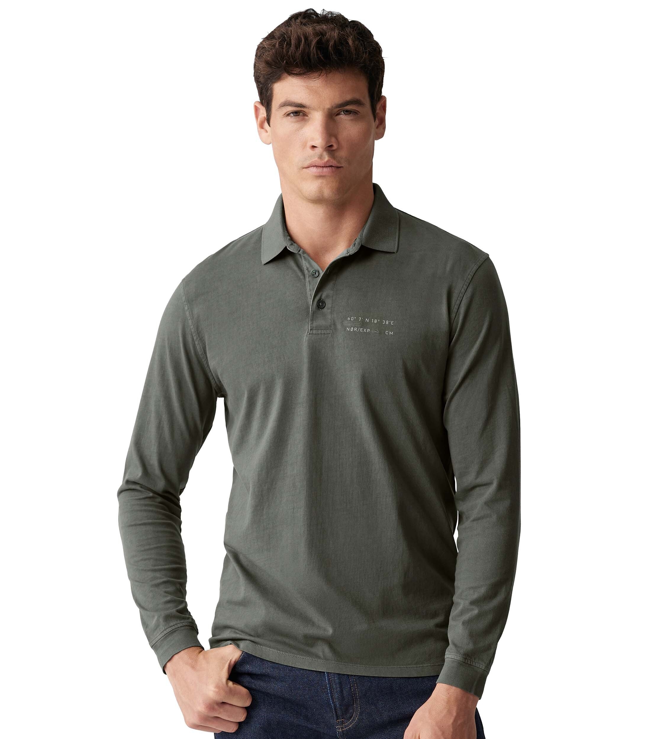 CASAMODA Langarm-Poloshirt "CASAMODA Polo-Shirt Langarm uni" günstig online kaufen