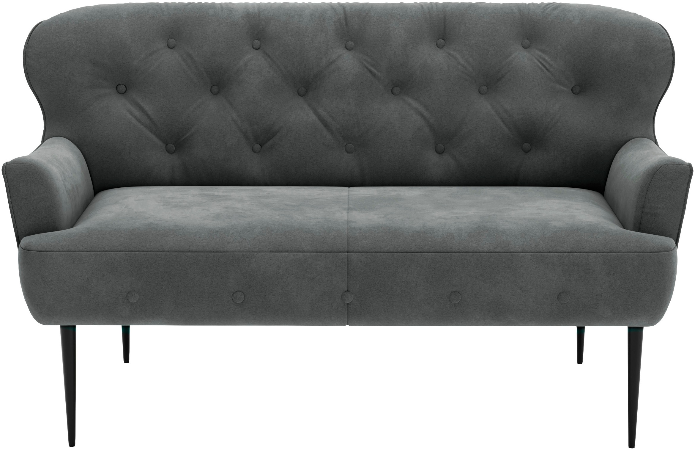 Home affaire 2-Sitzer "Amber" mit Knopfheftung,in verschieden Stoffarten günstig online kaufen