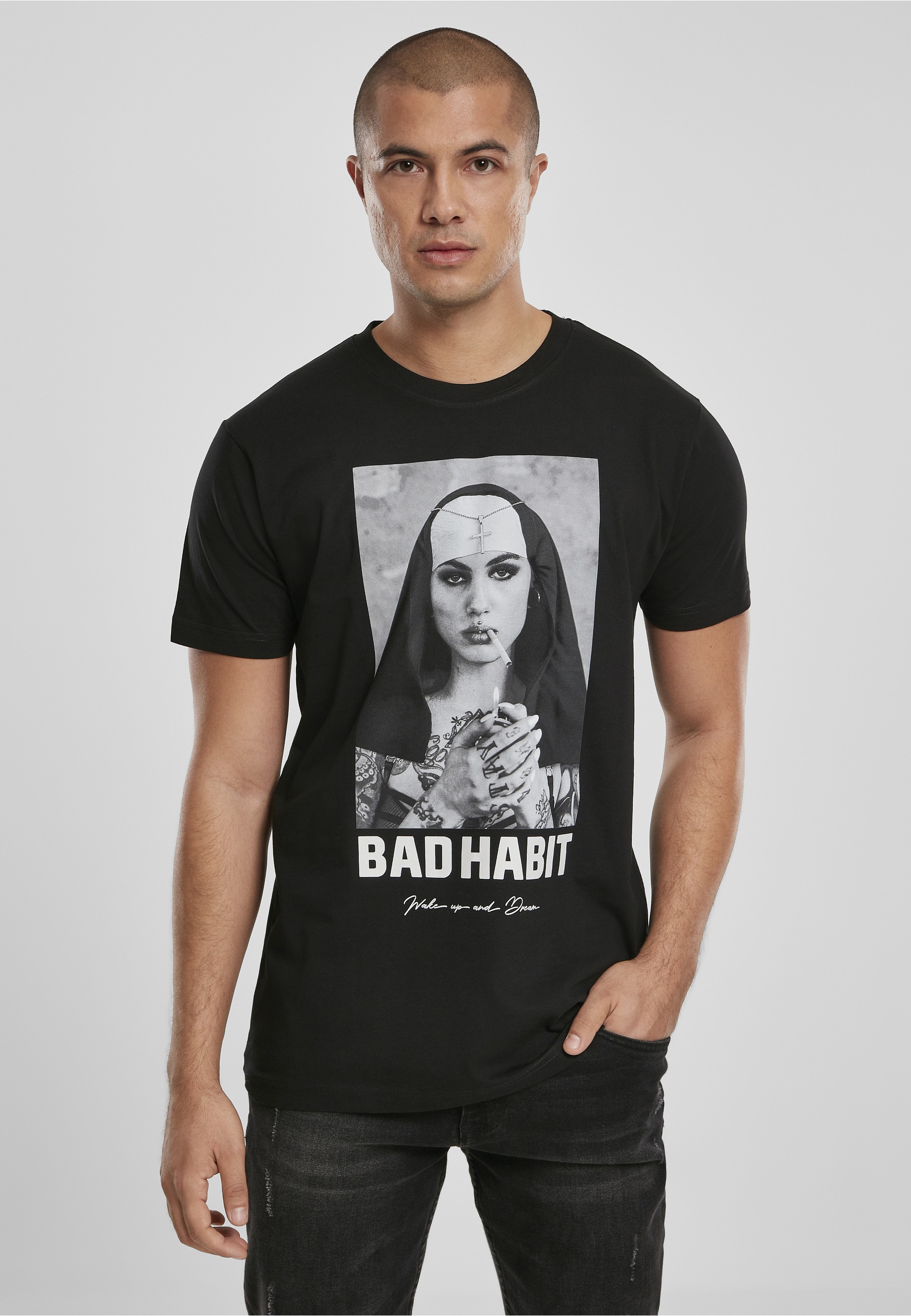 Thumbnail - MisterTee T-Shirt "MisterTee Herren Bad Habit Tee" 1 Stk.