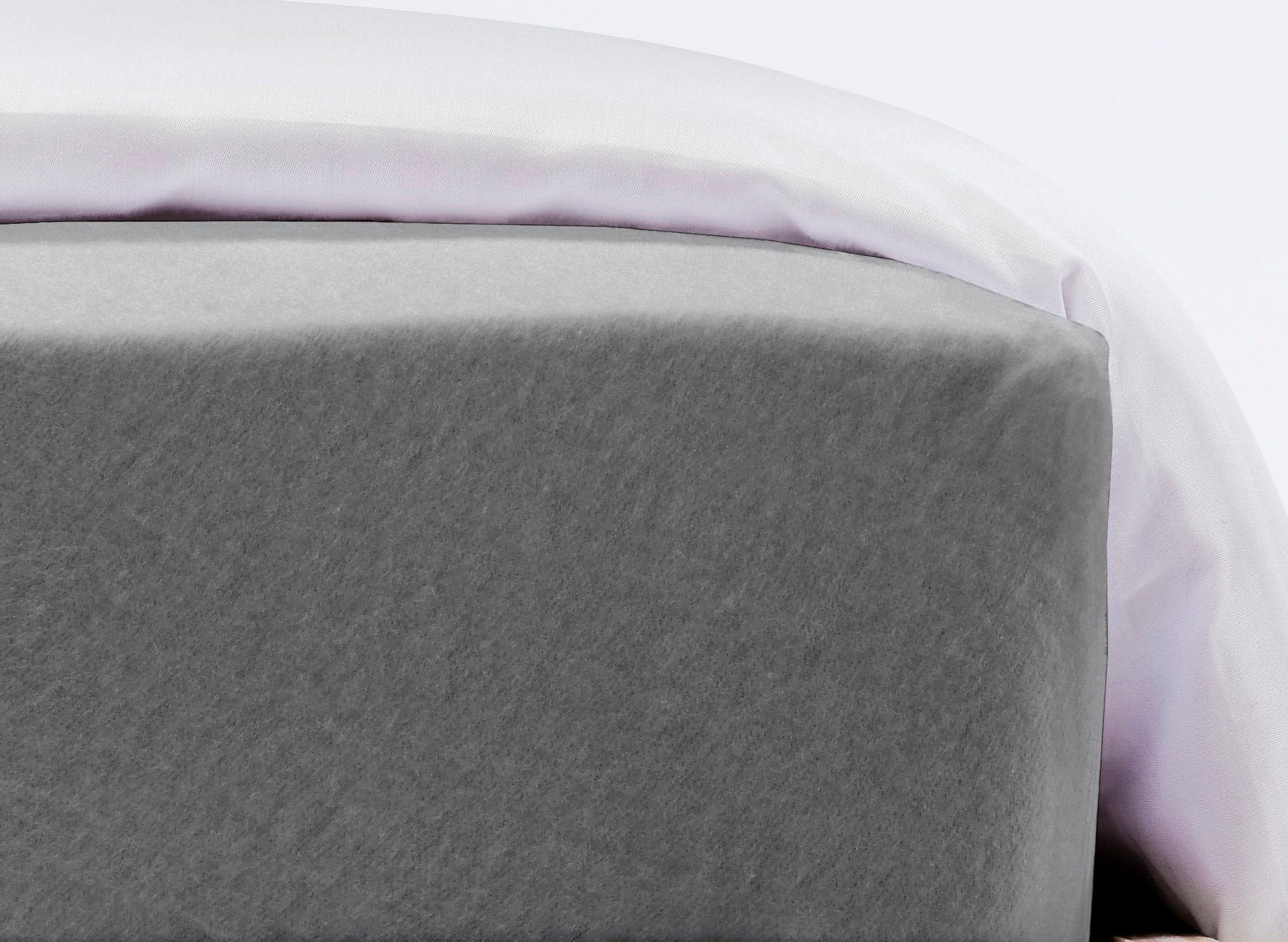 fleuresse Spannbettlaken »Flauschjersey«, aus Baumwolle, Bettlaken, Spannbetttuch, Premium Qualität