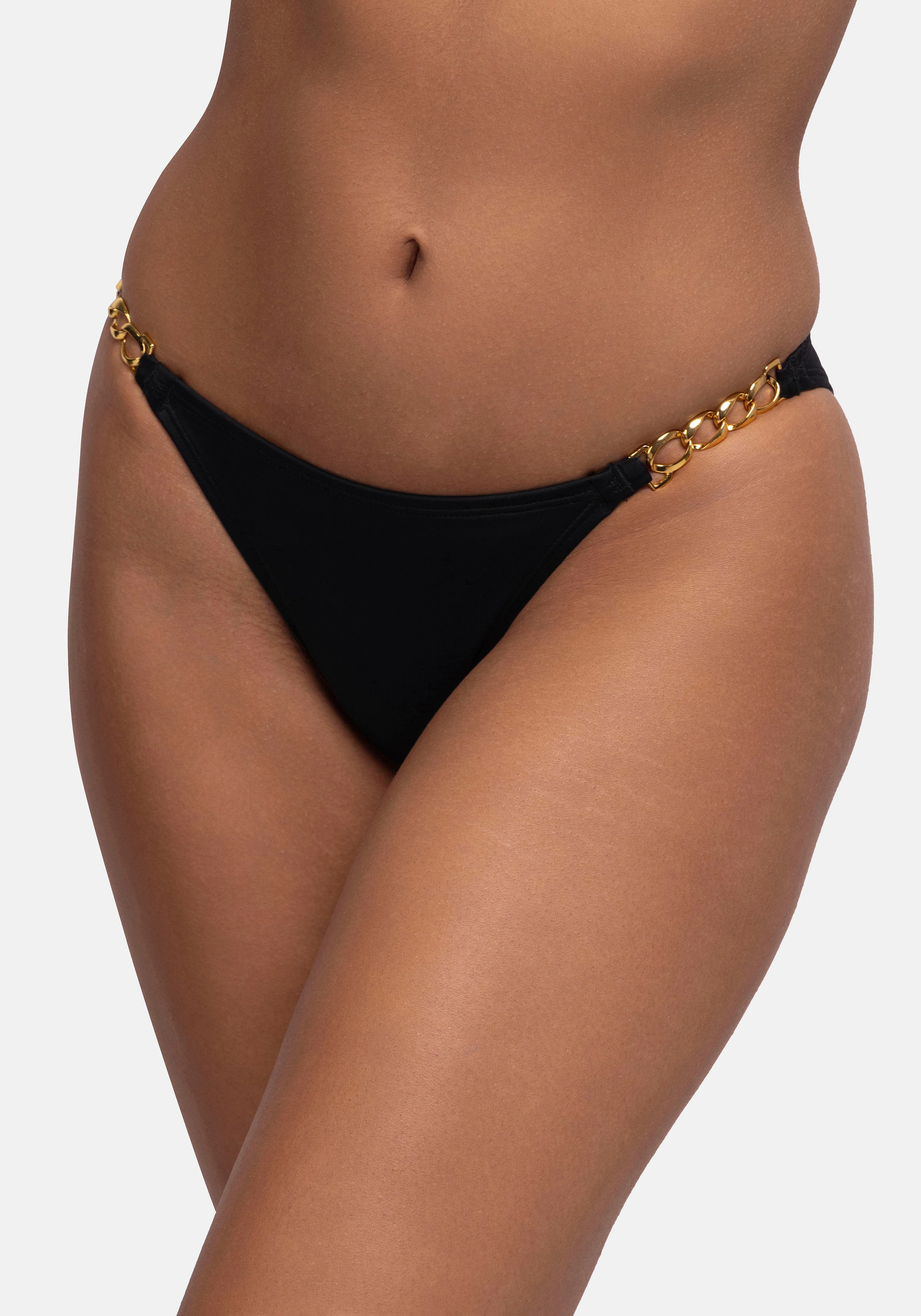 Dorina Bikini-Hose "FILAO" Mit modischen goldfarbenen Kettendetails günstig online kaufen