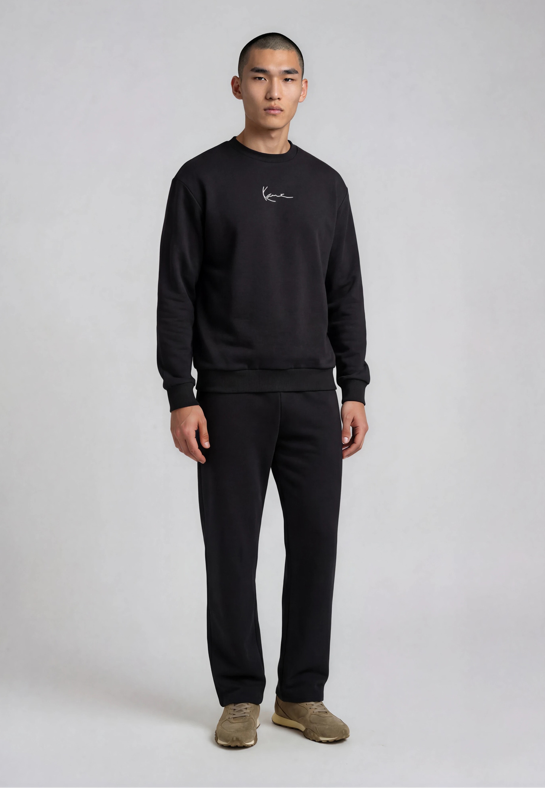 Karl Kani Rundhalspullover »Karl Kani Herren KKMQ12003BLK Small Signature Crew« 1 Stk.