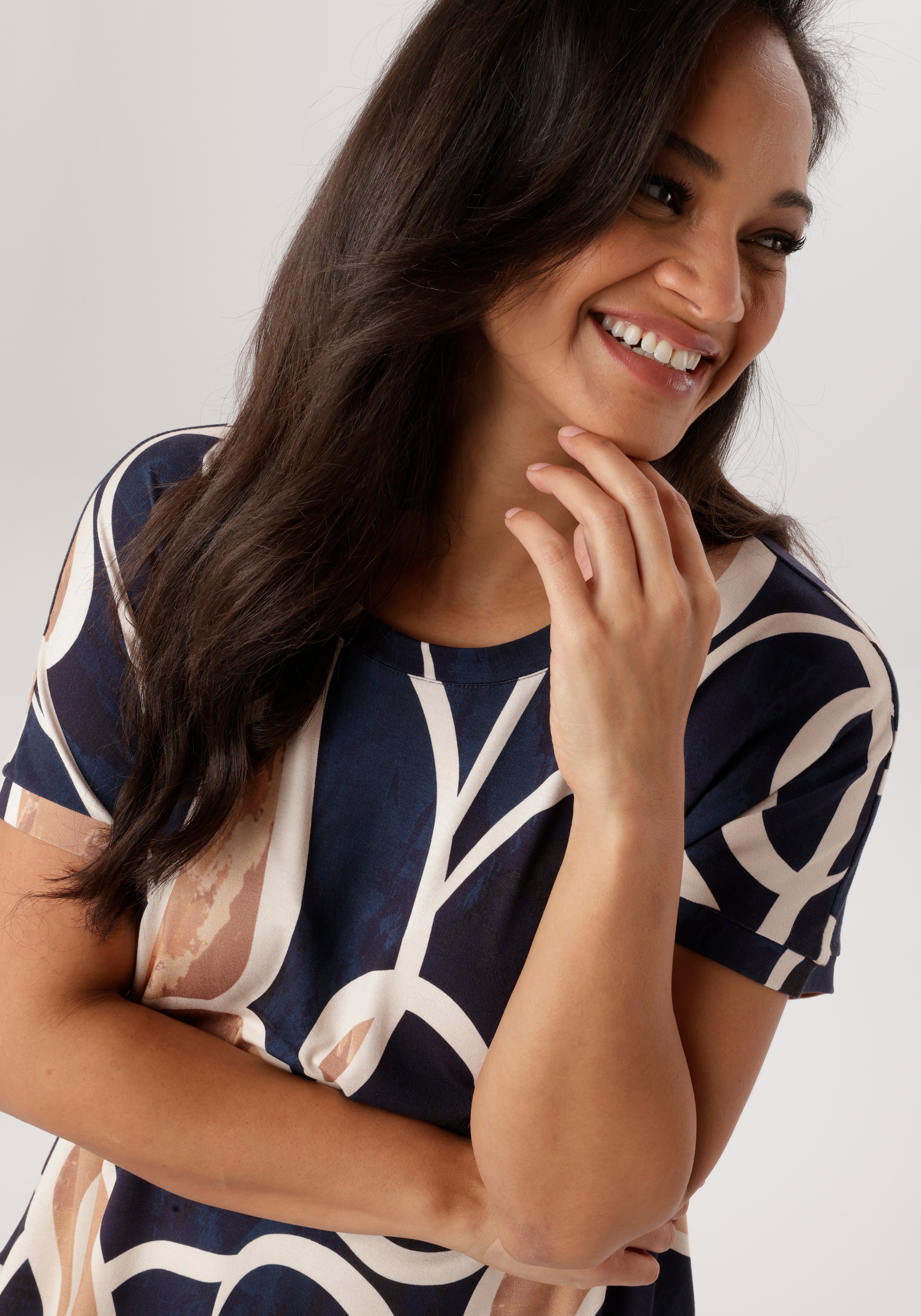 Thumbnail - Aniston PLUS Jerseykleid in bequemes Jersey-Qualität - NEUE KOLLEKTION