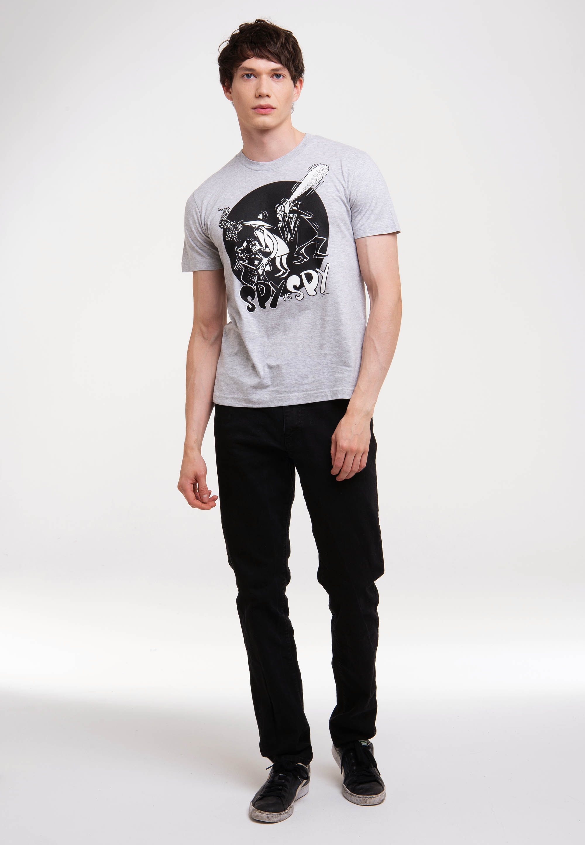 LOGOSHIRT T-Shirt »Mad Spy vs Spy Club« Mad Spy vs Spy Print