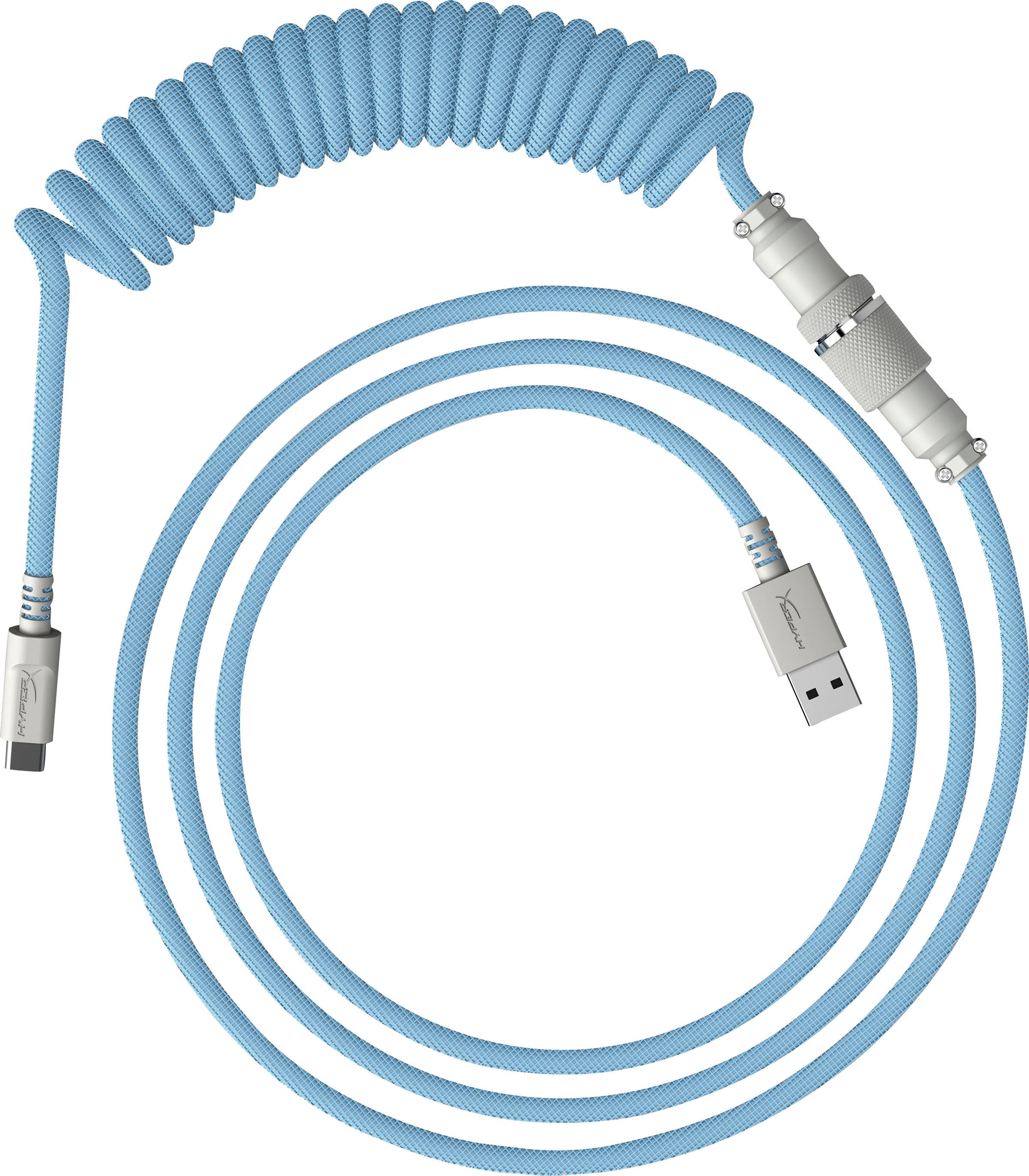 HyperX Spiral-Verbindungskabel »USBC Coiled Cable«, USB Typ A-USB-C, 120 cm