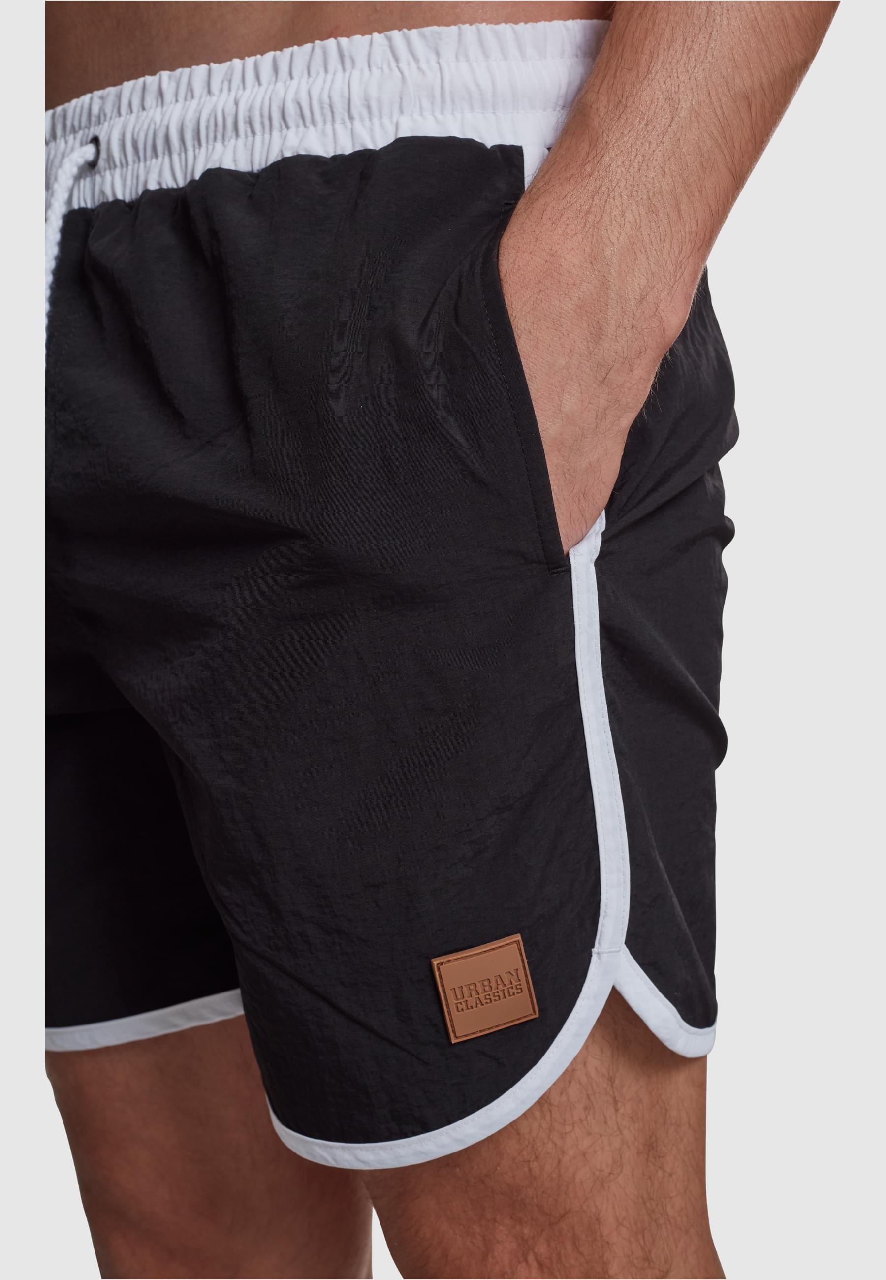 URBAN CLASSICS Badeshorts »Urban Classics Herren Retro Swimshorts«