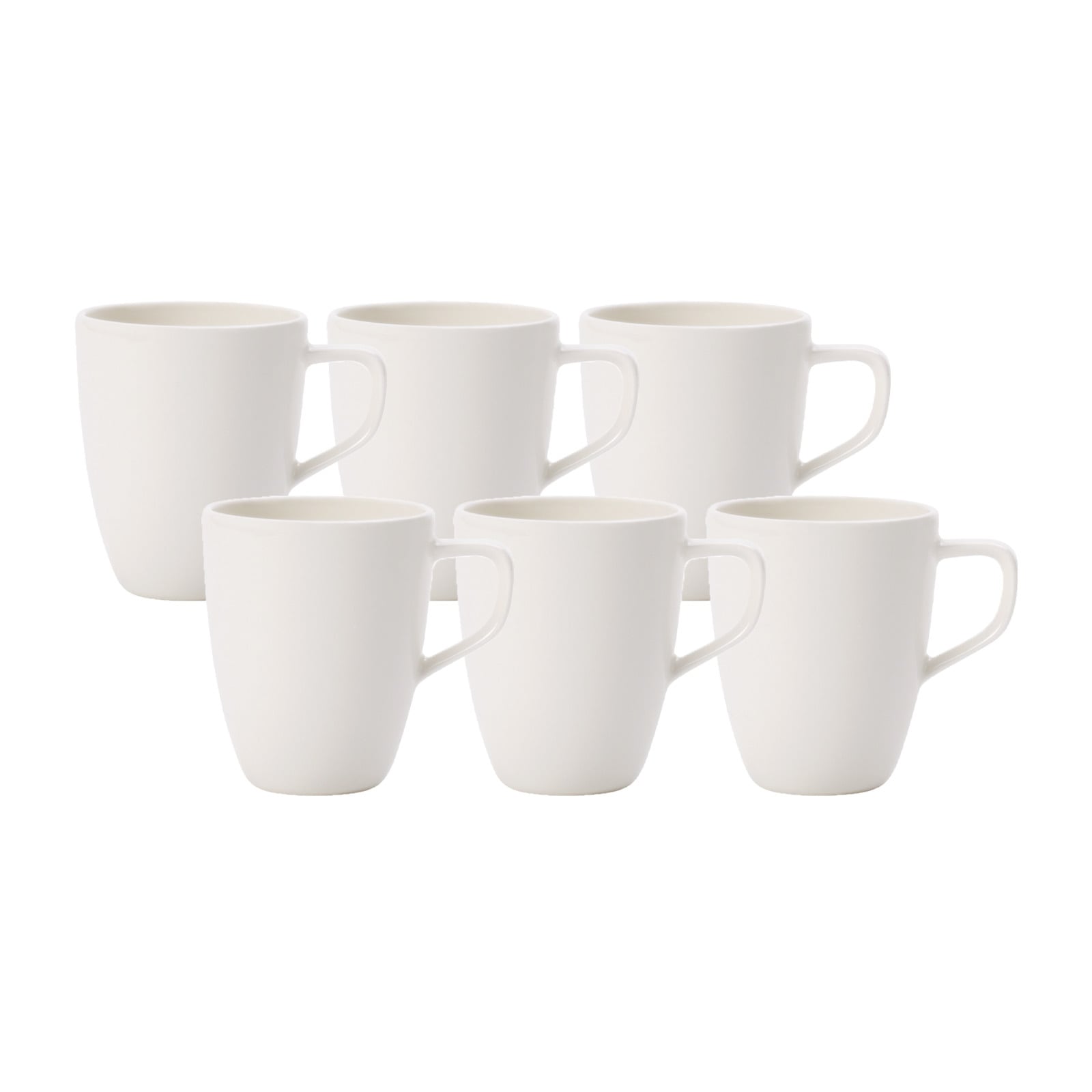 Villeroy & Boch Espressotasse "Mokka-/Espressotassen Artesano Original 100 ml 6er Set weiß" Spülmaschinengeeignet, Mikrowellenfest