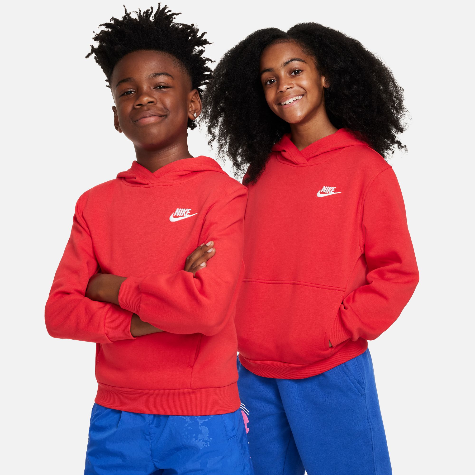 Thumbnail - Nike Sportswear Kapuzensweatshirt "CLUB FLEECE BIG KIDS PULLOVER HOODIE"