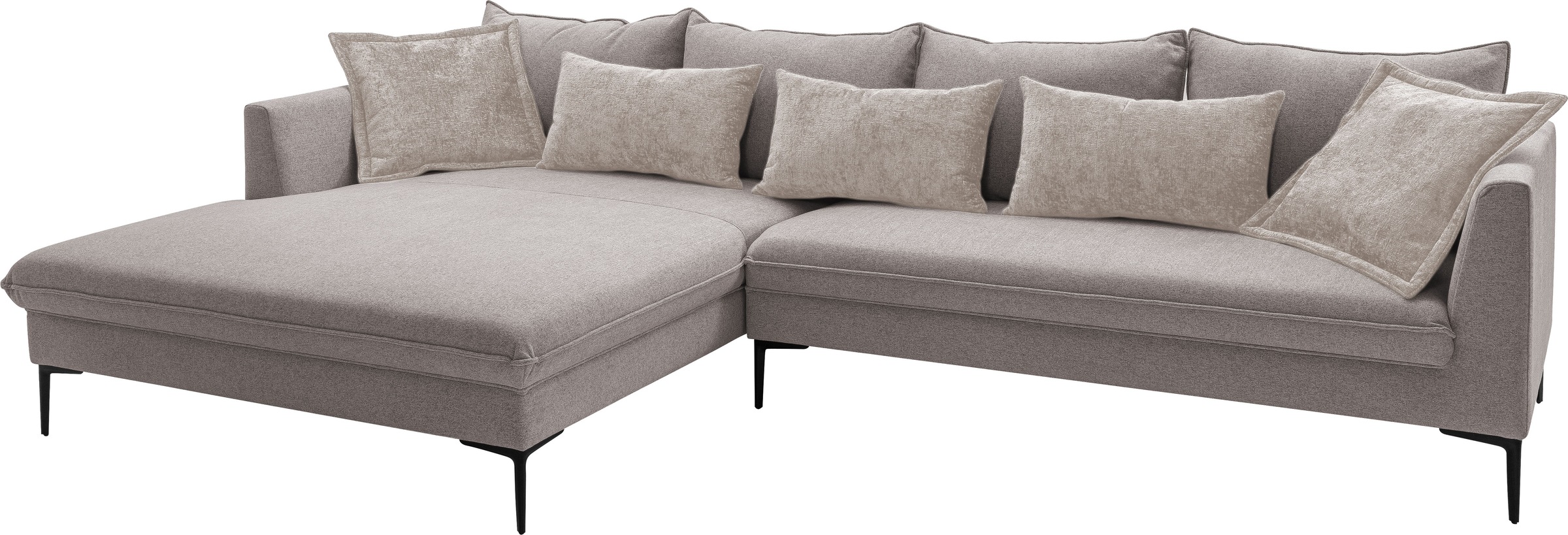 Exxpo - sofa fashion Kampinė sofa »Piazza elegant ir edel Designsofa su puikus Sitzkomfort« (2 St.) didelis fotelis Ecke in aukšta kokybė Verarbeitung Stellmaße 321x187cm