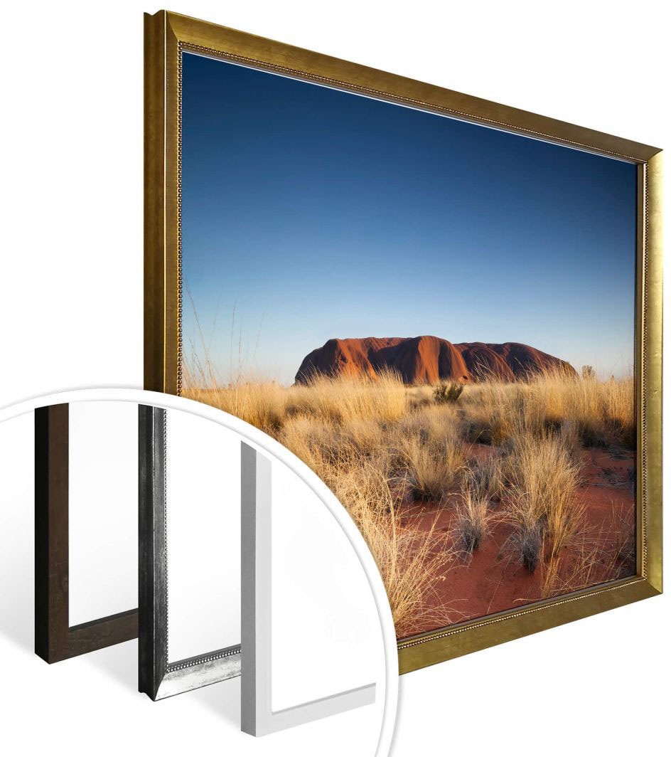 Wall-Art Poster Bild, Wandbild, BAUR kaufen (1 Rock | Poster, Australien, St.), Wandposter »Ayers Sonnenuntergang«