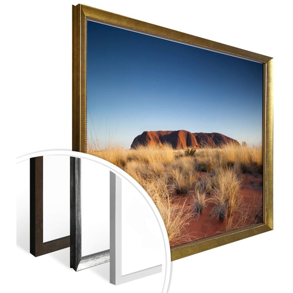 Wall-Art Poster »Ayers Rock Sonnenuntergang«, Australien, (1 St.)