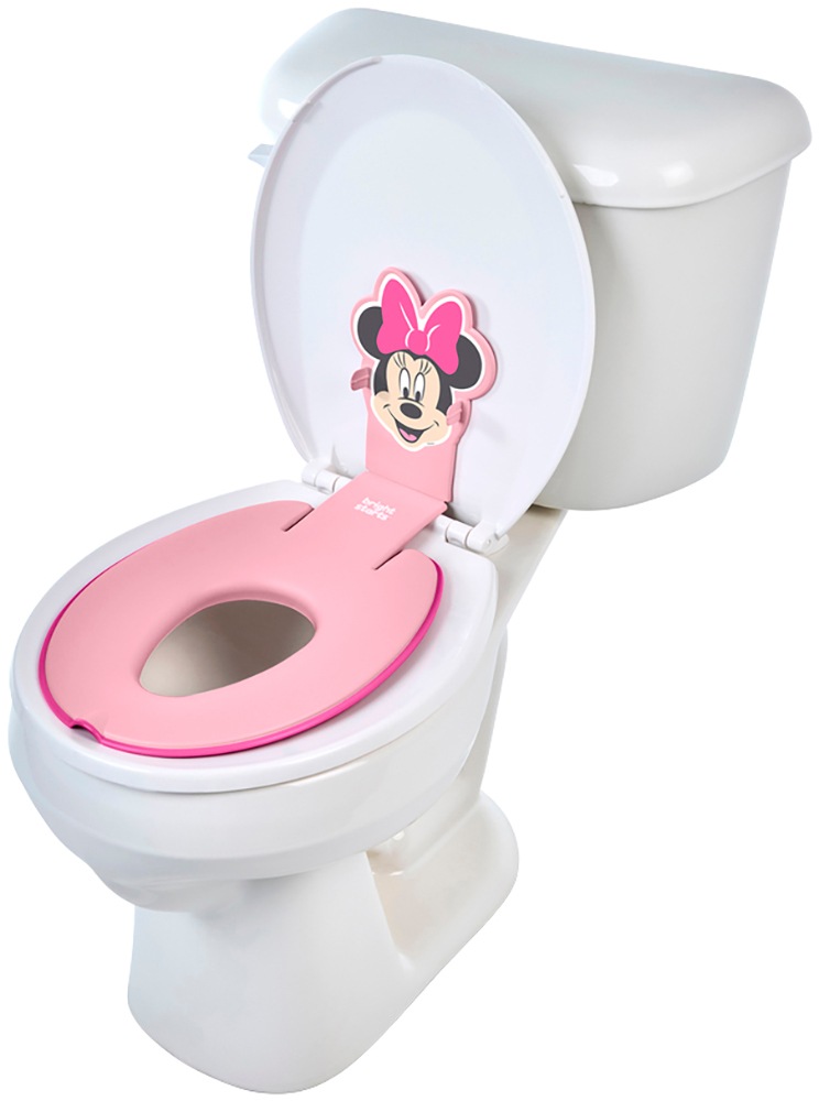 Bright Starts Toilettentrainer "Disney Baby Flip & Sit Toilettensitz - Minnie Mouse"