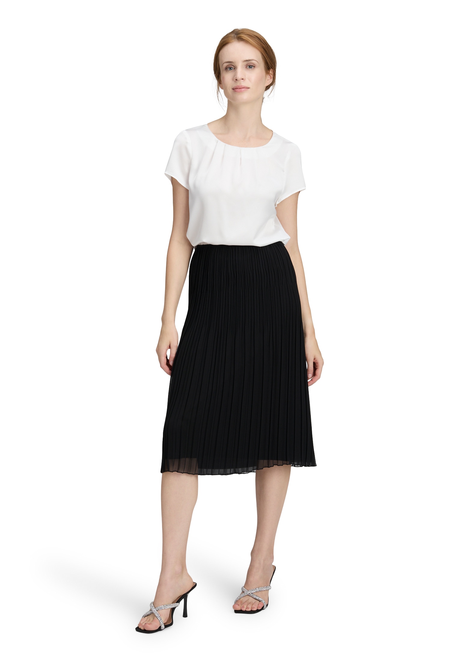 Vera Mont Satinbluse »Vera Mont Damen Satin-Bluse kurzarm«