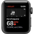 Apple Watch »Series 3 GPS, Aluminiumgehäuse mit Sportarmband 38mm«, (Watch OS 5 inkl. Ladestation (magnetisches Ladekabel)