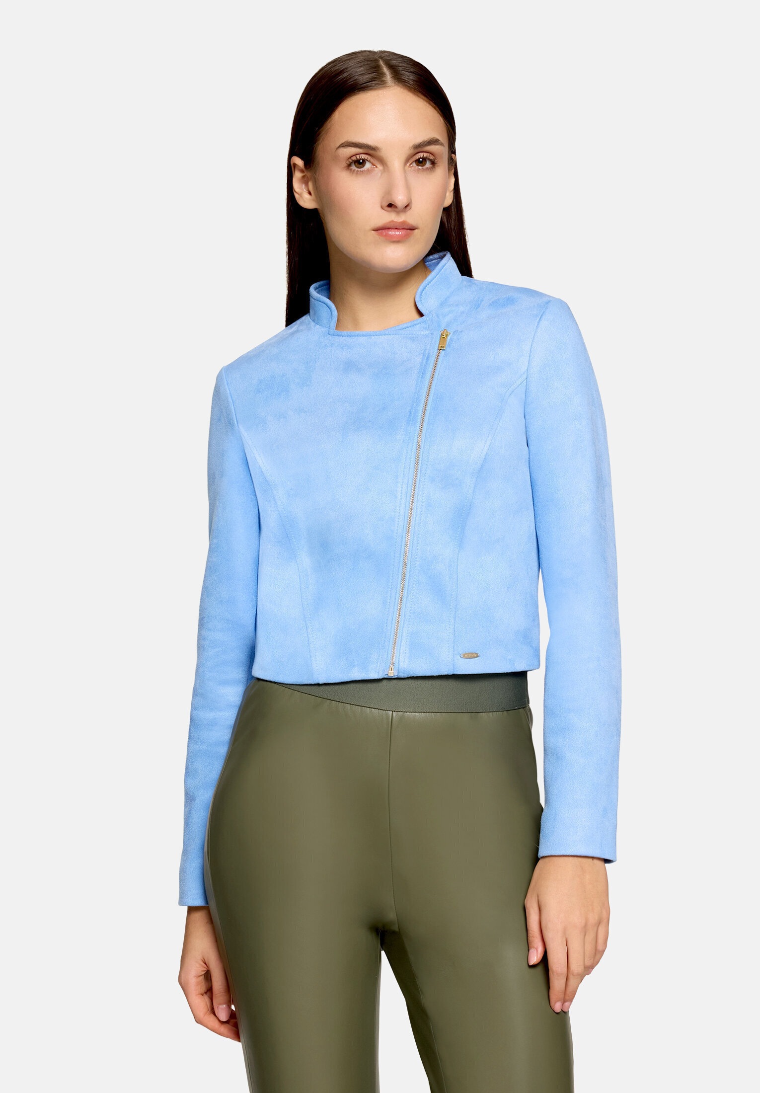 Betty&Co Jackenblazer »Damen mit Stehkragen« Material